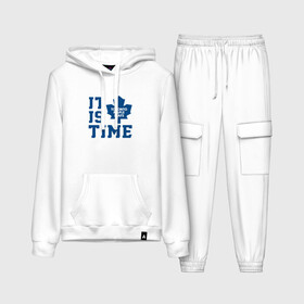 Женский костюм хлопок (с толстовкой) с принтом It is Toronto Maple Leafs Time, Торонто Мейпл Лифс в городе Новоалтайск,  |  | hockey | maple leafs | nhl | toronto | toronto maple leafs | usa | мейпл лифс | нхл | спорт | сша | торонто | торонто мейпл лифс | хоккей | шайба