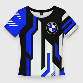 Женская футболка 3D Slim с принтом БМВ  BMW  AUTO в городе Новоалтайск,  |  | bmw | bmw motorsport | bmw performance | carbon | m | m power | motorsport | performance | sport | бмв | бричка | валит | выворот | е 34 | е36 | как у всех | карбон | моторспорт | подарок | раздать | спорт