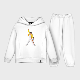 Детский костюм хлопок Oversize с принтом Queen I want to break free в городе Новоалтайск,  |  | i want to break free | queen | quen | rock | брайан мэи | группа queen | группа квин | джон дикон | квин | королева | король | роджер тейлор | рок | фредди меркьюри