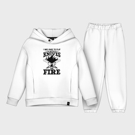 Детский костюм хлопок Oversize с принтом Меня заставили играть с ножами и огнем в городе Новоалтайск,  |  | cook | kitchener | кашевар | кок | кулинар | кухарка | повар | повара | повариха | шеф