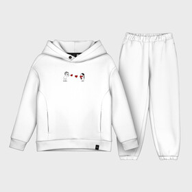 Детский костюм хлопок Oversize с принтом I LOVE YOU | ЛЮБЛЮ ТЕБЯ в городе Новоалтайск,  |  | 8 | all | day | eighth | heart | hearts | holy | i | love | lovers | march | valentine | you | ай | валентина | валентинка | влюбленных | восьмое | всех | день | лав | люблю | марта | святого | сердечко | сердца | сердце | тебя | ю | я