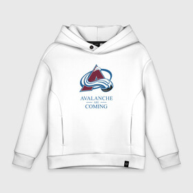 Детское худи Oversize хлопок с принтом Colorado Avalanche are coming , Колорадо Эвеланш в городе Новоалтайск, френч-терри — 70% хлопок, 30% полиэстер. Мягкий теплый начес внутри —100% хлопок | боковые карманы, эластичные манжеты и нижняя кромка, капюшон на магнитной кнопке | Тематика изображения на принте: avalanche | colorado | colorado avalanche | hockey | nhl | usa | колорадо | колорадо эвеланш | нхл | спорт | сша | хоккей | шайба | эвеланш