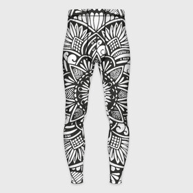 Мужские тайтсы 3D с принтом Мандала 2028 1 в городе Новоалтайск,  |  | black | mandala | monochrome | mork2028 | zenart | зенарт | монохромный | узор