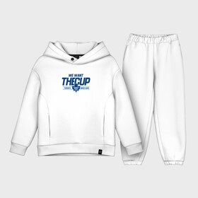 Детский костюм хлопок Oversize с принтом Toronto Maple Leafs We want the cup Торонто Мейпл Лифс в городе Новоалтайск,  |  | hockey | maple leafs | nhl | toronto | toronto maple leafs | кубок | мейпл лифс | нхл | спорт | стенли | стэнли | сша | торонто | торонто мейпл лифс | хоккей | шайба