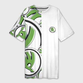 Платье-футболка 3D с принтом Skoda  Half Pattern  Logo в городе Новоалтайск,  |  | auto sport | autosport | patern | pattern | skoda | vag | авто | авто спорт | автомобиль | автоспорт | ам | ваг | вагавод | машина | патерн | паттерн | шкода | шкодавод