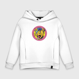 Детское худи Oversize хлопок с принтом Punks not dead Cool cat в городе Новоалтайск, френч-терри — 70% хлопок, 30% полиэстер. Мягкий теплый начес внутри —100% хлопок | боковые карманы, эластичные манжеты и нижняя кромка, капюшон на магнитной кнопке | cat | earring | ears | eyes | fangs | hair | hype | jaw | moustache | muzzle | punk | tongue | волосы | глаза | клыки | кот | котёнок | кошка | панк | пасть | серёжка | усы | уши | хайп | язык