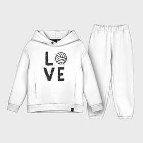 Детский костюм хлопок Oversize с принтом Volleyball   Love в городе Новоалтайск,  |  | ball | beach | game | love | sport | volley | volleyball | волейбол | волейболист | волейболистка | гол | игра | игрок | любовь | мяч | площадка | пляж | пляжный | победа | сетка | спорт | тренер | чемпион