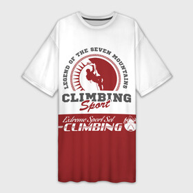 Платье-футболка 3D с принтом Альпинизм  (Climbing) в городе Новоалтайск,  |  | athlete | carbines | climber | climbing | extreme | travel | альпинизм | альпинист | вершина | горы | карабины | покоритель | промальп | промышленный альпинизм | путешествия | риск | скалолаз | скалы | снаряжение | спорт