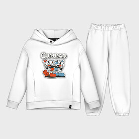 Детский костюм хлопок Oversize с принтом cuphead   герои 2 в городе Новоалтайск,  |  | cuphead | капхед | чашечка | шоу