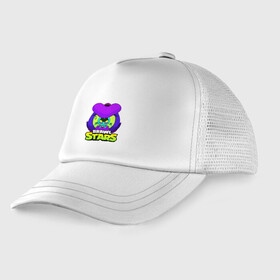 Детская кепка тракер с принтом ЕВА EVE Brawl stars   Космическая блоха в городе Новоалтайск, Козырек - 100% хлопок. Кепка - 100% полиэстер, Задняя часть - сетка | универсальный размер, пластиковая застёжка | eve | eve beawl stars | eve бравл старс | spiky eve | бравлер | ева | ева brawl stars | ева бравл старс | колючая ева