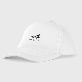 Детская бейсболка с принтом Alpine F1 team | Black Logo в городе Новоалтайск, 100% хлопок | классический козырек, металлическая застежка-регулятор размера | Тематика изображения на принте: alpine f1 | auto sport | autosport | emblem | f1 | fia | formula one | logo | авто спорт | автоспорт | кольцевые гонки | лого | логотип | ф1 | формула 1 | формула один | эмблема
