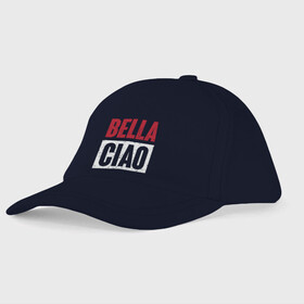 Детская бейсболка с принтом Style Bella Ciao в городе Новоалтайск, 100% хлопок | классический козырек, металлическая застежка-регулятор размера | Тематика изображения на принте: bella ciao | la casa de papel | money heist | белла чао | бумажный дом | дали | маска | профессор | сальвадор | сериал