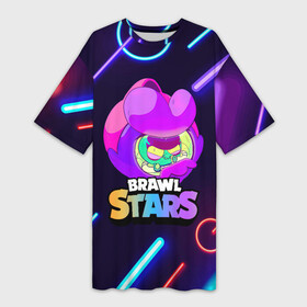 Платье-футболка 3D с принтом BrawlStars Eve pink в городе Новоалтайск,  |  | brawl | brawl stars | brawlstars | eva | eve | бравлстарс | ева | еве