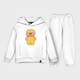 Детский костюм хлопок Oversize с принтом Lalafanfan веселый желтый в городе Новоалтайск,  |  | duck | lalafanfan | lalafanfan duck | веселая утка | лалафанфан | утка