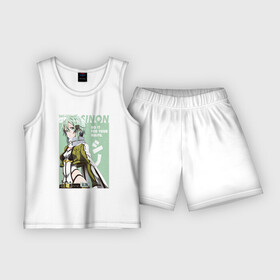 Детская пижама с шортами хлопок Sinon art: в городе Новоалтайск, | | anime | sinon | sword art online | аниме | анимэ | асада сино | мастера меча онлайн