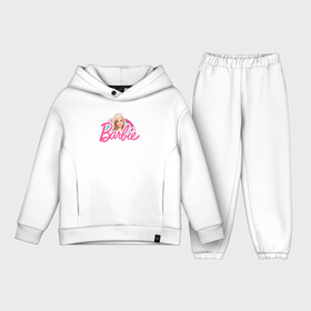Детский костюм хлопок Oversize с принтом Barbie doll в городе Новоалтайск,  |  | Тематика изображения на принте: barbara | barbie | beauty | doll | girl | idol | perfect | pink | pop | toy | usa | woman | барбара | барби | девушка | игрушка | кукла | попидол | розовый | силуэт | сша