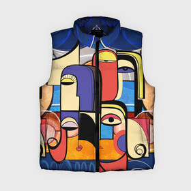 Женский жилет утепленный 3D с принтом Глазки   арт в городе Новоалтайск,  |  | арт | все | глаза | краски | обстракция | патерны | под все | радуга | разные | рисунки | спорт | текстуры | хлопок