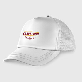 Детская кепка тракер с принтом Cleveland   Basketball в городе Новоалтайск, Козырек - 100% хлопок. Кепка - 100% полиэстер, Задняя часть - сетка | универсальный размер, пластиковая застёжка | basketball | cavaliers | cleveland | game | nba | sport | баскетбол | баскетболист | игра | кавальерс | кливленд | мяч | нба | спорт | спортсмен