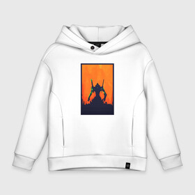 Детское худи Oversize хлопок с принтом Neon Genesis Evangelion eva 01 в городе Новоалтайск, френч-терри — 70% хлопок, 30% полиэстер. Мягкий теплый начес внутри —100% хлопок | боковые карманы, эластичные манжеты и нижняя кромка, капюшон на магнитной кнопке | Тематика изображения на принте: eva | eva01 | neon genesis evangelion | аска лэнгли сорью | евангелион | мисато кацураги | рей аянами