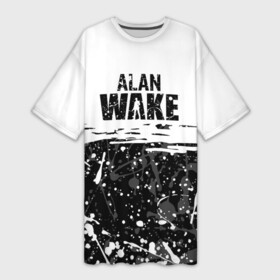 Платье-футболка 3D с принтом Alan Wake  Алан Уэйк. в городе Новоалтайск,  |  | alan wake | alan wake remastered | alan wake обзор | alan wake прохождение | алан вейк | алан вейк прохождение | алан уэйк | прохождение