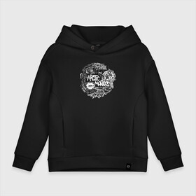 Детское худи Oversize хлопок с принтом Arctic Monkeys. в городе Новоалтайск, френч-терри — 70% хлопок, 30% полиэстер. Мягкий теплый начес внутри —100% хлопок | боковые карманы, эластичные манжеты и нижняя кромка, капюшон на магнитной кнопке | arctic monkeys | arctic monkeys live | mardy bum | арктик манкис | арктические мартышки