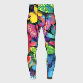 Мужские тайтсы 3D с принтом Стая бабочек  Pattern в городе Новоалтайск,  |  | butterfly | color | pattern | wings | бабочка | крылья | узор | цвет