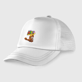 Детская кепка тракер с принтом Super Mario 3D World   Cat в городе Новоалтайск, Козырек - 100% хлопок. Кепка - 100% полиэстер, Задняя часть - сетка | универсальный размер, пластиковая застёжка | cat | ears | eyes | hero | kitten | moustache | super mario | tail | video game | видеоигра | глаза | кот | котёнок | кошка | супер марио | усы | уши | хвост