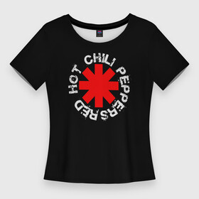 Женская футболка 3D Slim с принтом Red Hot Chili Peppers  Rough Logo в городе Новоалтайск,  |  | anthony | balzari | by | californication | chili | flea | freaky | frusciante | getaway | hot | im | john | kiedis | logo | love | michael | pepper | peppers | red | rough | styley | the | unlimited | way | with | you | бальзари | горячий | джон |