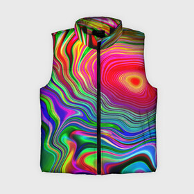 Женский жилет утепленный 3D с принтом Expressive pattern   Neon в городе Новоалтайск,  |  | color | expressive | fashion | neon | pattern | vanguard | авангард | мода | неон | узор | цвет | экспрессия