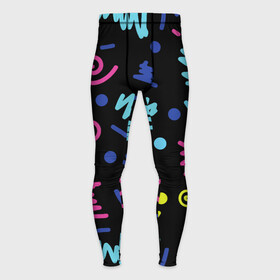 Мужские тайтсы 3D с принтом Neon color pattern  Fashion 2032 в городе Новоалтайск,  |  | color | fashion | neon | pattern | мода | неон | узор | цвет