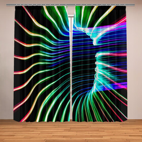 Фотошторы с принтом Portal / Fashion pattern / Neon в городе Новоалтайск, Блэкаут (светозащита 90%) / Габардин (светозащита 40% | 2 полотна шириной по 145 см; Высота 200-300 см; Крепление: шторная лента (на крючки); | color | fashion | neon | pattern | portal | мода | неон | портал | узор | цвет