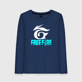 Женский лонгслив хлопок с принтом Free Fire - неон в городе Новоалтайск, 100% хлопок |  | free fire | free fire battlegrounds | garena | garena free fire | гарена | игра | фри фаер | шутер