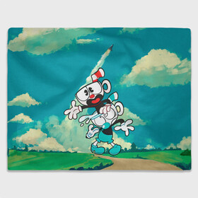 Плед 3D с принтом 2 Чашечки | Cuphead в городе Новоалтайск, 100% полиэстер | закругленные углы, все края обработаны. Ткань не мнется и не растягивается | cuphead | cupheadshow | игра чашки | капхед | капхэд | нетфликс | чашечки | чашка | чашки | шоу | шоу чашечка