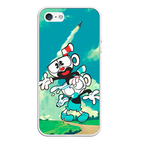 Чехол для iPhone 5/5S матовый с принтом 2 Чашечки | Cuphead в городе Новоалтайск, Силикон | Область печати: задняя сторона чехла, без боковых панелей | cuphead | cupheadshow | игра чашки | капхед | капхэд | нетфликс | чашечки | чашка | чашки | шоу | шоу чашечка