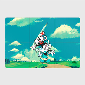 Магнитный плакат 3Х2 с принтом 2 Чашечки | Cuphead в городе Новоалтайск, Полимерный материал с магнитным слоем | 6 деталей размером 9*9 см | cuphead | cupheadshow | игра чашки | капхед | капхэд | нетфликс | чашечки | чашка | чашки | шоу | шоу чашечка