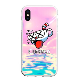 Чехол для iPhone XS Max матовый с принтом Cuphead | Разбитая чашечка в городе Новоалтайск, Силикон | Область печати: задняя сторона чехла, без боковых панелей | cuphead | cupheadshow | игра чашки | капхед | капхэд | нетфликс | чашечки | чашка | чашки | шоу | шоу чашечка