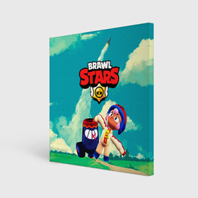 Холст квадратный с принтом brawlstars Выстрел Бонни Bonny в городе Новоалтайск, 100% ПВХ |  | boni | bonnie | brawl | brawl stars | brawlstars | brawl_stars | бони | бонни | бравлстарс