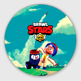 Круглый коврик для мышки с принтом brawlstars Выстрел Бонни Bonny в городе Новоалтайск, резина и полиэстер | круглая форма, изображение наносится на всю лицевую часть | boni | bonnie | brawl | brawl stars | brawlstars | brawl_stars | бони | бонни | бравлстарс