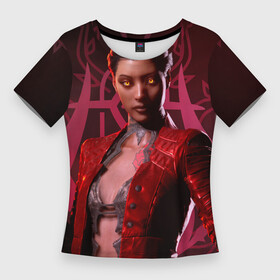 Женская футболка 3D Slim Vampire: The Masquerade Bloodhunt Кровавая Валькирия: в городе Новоалтайск, | | blood | bloodhunt | brute | clan | hunt | marauder | masquerade | muse | ranger | saboteur | siren | the | vampire | vandal | брут | бруха | вампир | вампиры | вандал | вентру | гангрел | диверсант | клан | малкавиан | мародер | муза | носферату | сирена