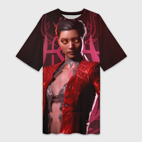Платье-футболка 3D с принтом Vampire: The Masquerade  Bloodhunt  Кровавая Валькирия в городе Новоалтайск,  |  | blood | bloodhunt | brute | clan | hunt | marauder | masquerade | muse | ranger | saboteur | siren | the | vampire | vandal | брут | бруха | вампир | вампиры | вандал | вентру | гангрел | диверсант | клан | малкавиан | мародер | муза | носферату | сирена 