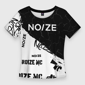 Женская футболка 3D Slim с принтом noize mc  Паттерн в городе Новоалтайск,  |  | hip hop | live | noize | noize mc | rap | rock | russia | выход в город | клип | концерт | новый альбом | нойз | нойз мс | официальный клип | рэп