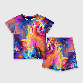 Детский костюм с шортами 3D Madness colors: в городе Новоалтайск, | | abstraction | bright | brush | colors | madness | paint | абстракция | краски | красочный | насыщенный | фееричный | цвета | экспрессия | яркий