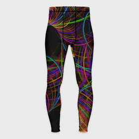 Мужские тайтсы 3D с принтом Deep black space and wormholes в городе Новоалтайск,  |  | abstraction | fashion | neon | pattern | vanguard | абстракция | авангард | мода | неон | узор