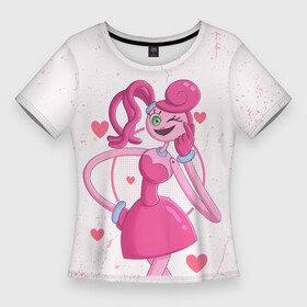 Женская футболка 3D Slim с принтом POPPY PLAYTIME  Mommy long legs  Мамочка длинные ноги в городе Новоалтайск,  |  | haggy waggy | mommy long legs | poppy playtime | длинные ноги | мама длинные ноги | мама длиные ноги | мамочка | монстр | плэйтайм | попи плей тайм | попи плэй тайм | попиплейтам | попиплэйтайм | поппи плейтайм