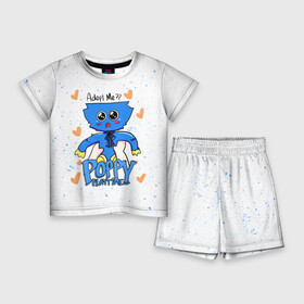 Детский костюм с шортами 3D с принтом POPPY PLAYTIME  KISSY MISSY (КИССИ МИССИ) в городе Новоалтайск,  |  | Тематика изображения на принте: haggy waggy | kissy missy | poppy playtime | игра | кисси мисси | монстр | плэйтайм | попи плей тайм | попи плэй тайм | попиплейтам | попиплэйтайм | поппи плейтайм | поппиплэйтайм | розовый хагги вагги | хагги вагги