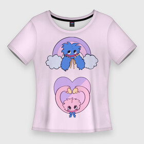Женская футболка 3D Slim с принтом POPPY PLAYTIME  KISSY MISSY  HAGGY WAGGY в городе Новоалтайск,  |  | haggy waggy | kissy missy | poppy playtime | игра | кисси мисси | монстр | плэйтайм | попи плей тайм | попи плэй тайм | попиплейтам | попиплэйтайм | поппи плейтайм | поппиплэйтайм | розовый хагги вагги | хагги вагги