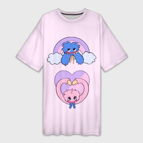 Платье-футболка 3D с принтом POPPY PLAYTIME  KISSY MISSY  HAGGY WAGGY в городе Новоалтайск,  |  | haggy waggy | kissy missy | poppy playtime | игра | кисси мисси | монстр | плэйтайм | попи плей тайм | попи плэй тайм | попиплейтам | попиплэйтайм | поппи плейтайм | поппиплэйтайм | розовый хагги вагги | хагги вагги