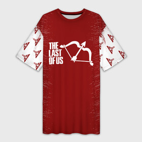 Платье-футболка 3D с принтом the last of us : паттерн цикад в городе Новоалтайск,  |  | cicadas | fireflies | naughty dog | the last of us | the last of us 2 | the last of us part 2 | джоэл | зе ласт оф ас | зе ласт оф ас 2 | последние из нас | цикады | элли