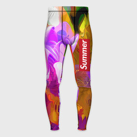 Мужские тайтсы 3D с принтом Красочный цветочный узор  Лето  Colorful Floral Pattern  Summer в городе Новоалтайск,  |  | color | flowers | pattern | summer | лето | узор | цвет | цветы