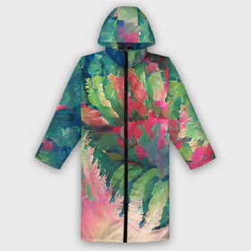 Дождевик унисекс 3D с принтом Тропический микс в городе Новоалтайск,  |  | colors | fern | jungle | leaves | multicoloured | palm | summer | tree | деревья | джунгли | летнее настроение | лето | листья | пальма | папоротник | радостный | разноцветный | растения | рисунок | тропики | яркий